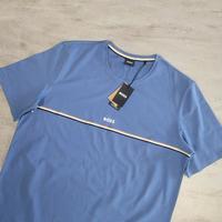 HUGO BOSS Herren T-Shirt Gr. M Blau NEU  mit Etikett Baden-Württemberg - Mannheim Vorschau