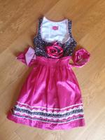 Krüger Dirndl Kleid Rosen Gold Glitzer Spitze Pink Rosa M 38 Baden-Württemberg - Wiernsheim Vorschau