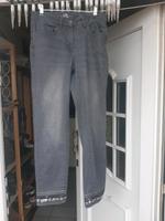 Stretch-Jeans mit Pailletten am Saum grau "Gina Benotti" (149) Niedersachsen - Neuenkirchen Vorschau