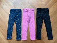 3 H&M Leggings Treggings Gr 128 blau rosa Herzen leicht gefüttert Niedersachsen - Buchholz in der Nordheide Vorschau