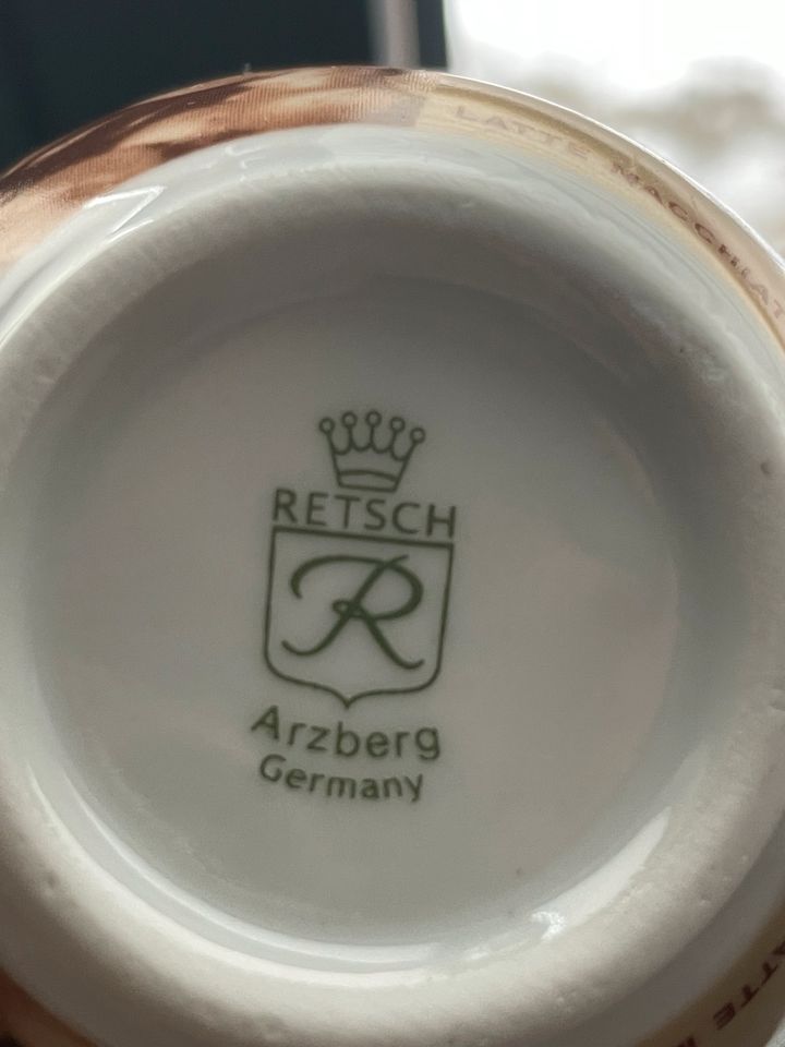 12 x Retsch Arzberg Tassen mit Unterteller in Unterföhring