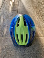 Fahrradhelm Kinder blau grün mit Rücklicht 49 bis 54 Baden-Württemberg - Großrinderfeld Vorschau