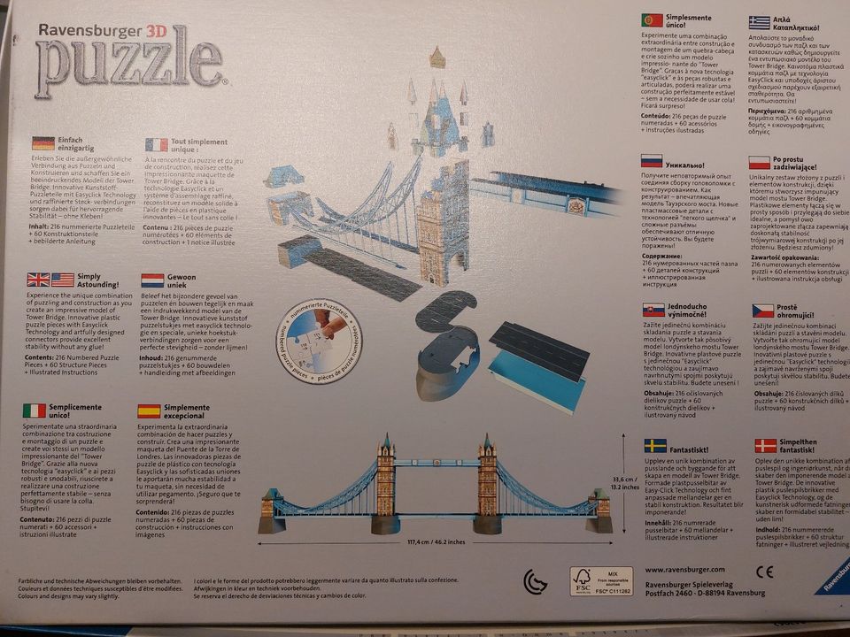 Ravensburger 3D Puzzle – Tower Bridge in Hollenstedt