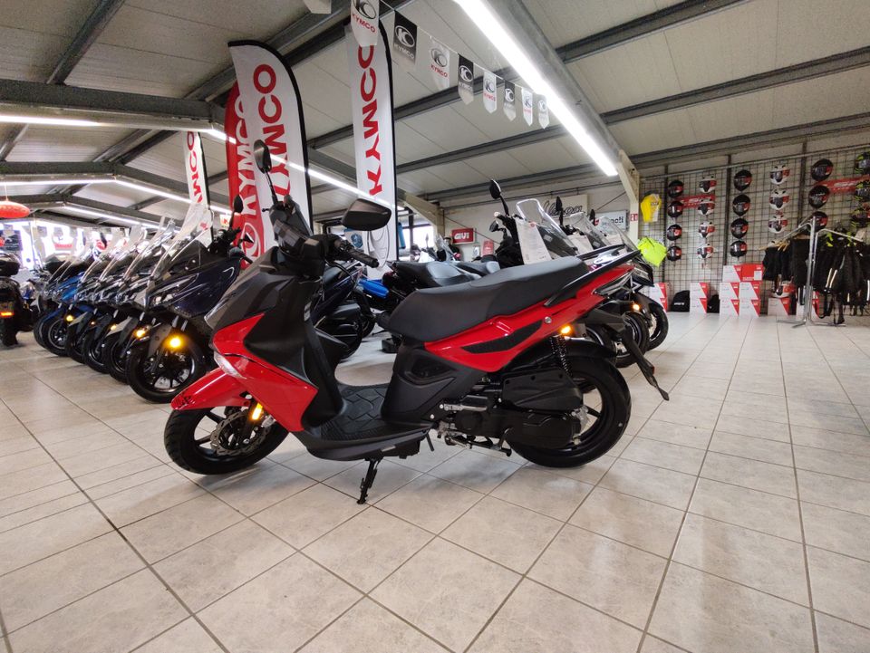 ⭐ Kymco SUPER 8 R 50i **in bright red sofort lieferbar** in Dorsten