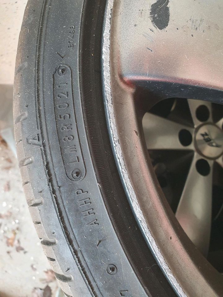 AEZ Alufelgen für VW Polo IV 17" mit Falken ZE310 185 40 r17 in Geroldsgrün