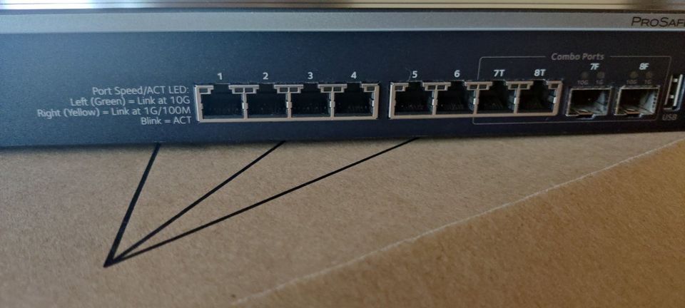 NETGEAR ProSAFE XS708T-100NES, 8-Port, 10GBit Switch in Langenaltheim