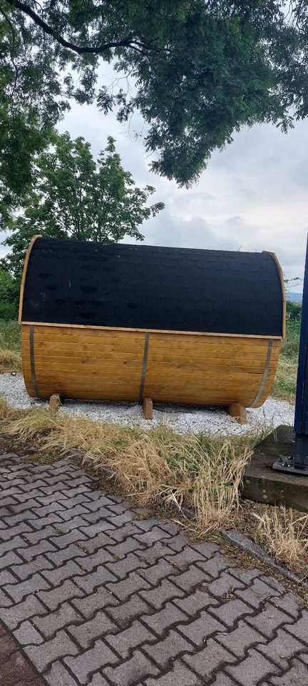 Sauna Blockbohlen Außensauna in Dresden