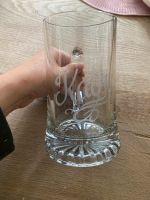 Bierkrug aus Glas mit „Kathi“ Bayern - Obertaufkirchen Vorschau