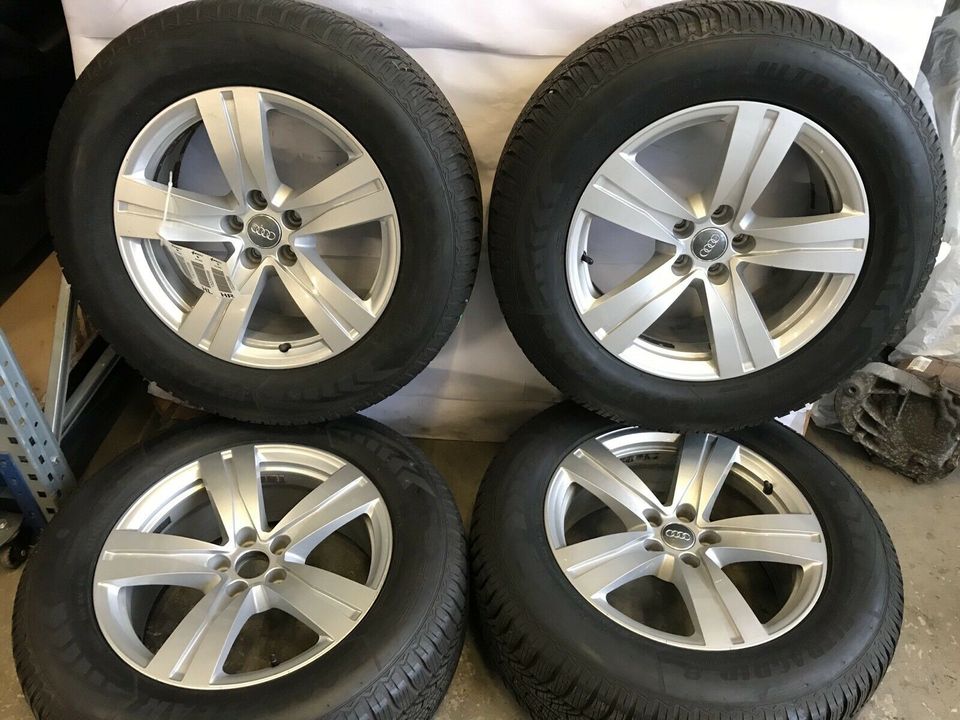 Original Audi Q7 18 Zoll Alufelgen Winterreifen 4M 255/60 R18 in Pulheim