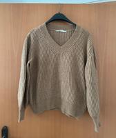 brauner Pullover mit V-Ausschnitt Bayern - Roth Vorschau