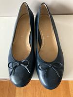 Dunkelblaue Ballerina Echt Leder Gr.6,5 Bayern - Olching Vorschau