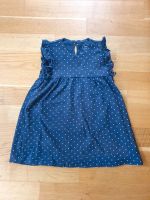 Sommerkleid 92 Mädchen Blau mit weißen Punkten ohne Ärmel Stuttgart - Zuffenhausen Vorschau