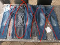 Jeans Hose 122 Jeanshosen Junge Mädchen Herbst blau grau Thüringen - Utzberg Vorschau