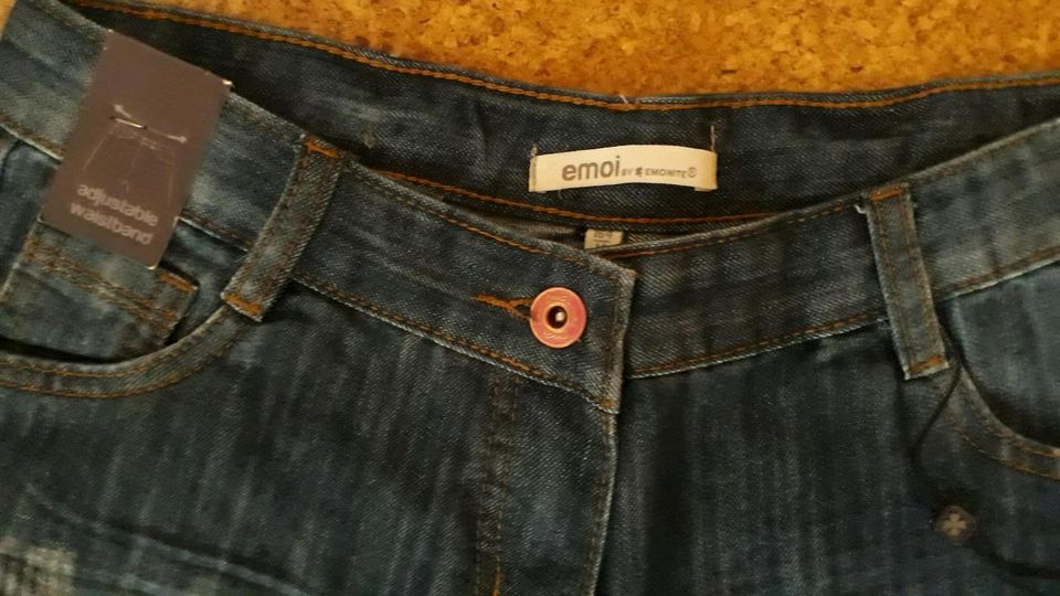 NEU Mädchen Jeans Short Shorts Hose Gr 164 Blau emoi Hotpants in Buchloe