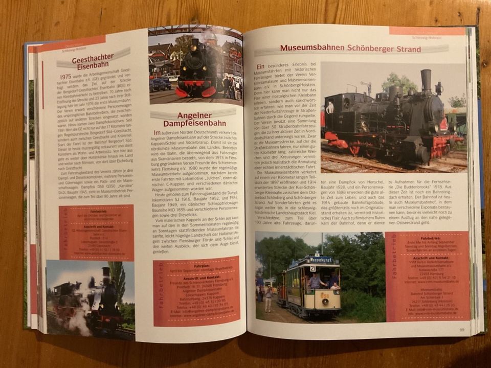 Eisenbahn Buch 200 Historische Museumsbahnen WIE NEU in Kappeln