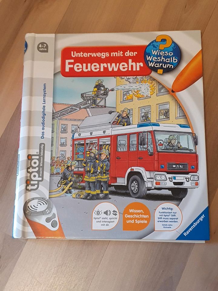 Tip toi Buch von Ravensburger " Unterwegs mit der Feuerwehr" in Köln