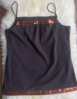 ESPRIT Damen-TOP Gr. M braun mit Pailletten Party-Hit Hessen - Idstein Vorschau