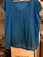 Shirt Bluse blau dünn luftig Gr. 48/50 Nordrhein-Westfalen - Wenden Vorschau