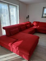 Boxspring Wohnlandschaft Modell Huston in Rot Couch Sofa Baden-Württemberg - Achstetten Vorschau