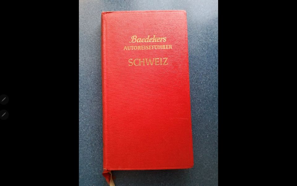 Baedekers Autoreiseführer Schweiz von 1960 in Schwäbisch Hall