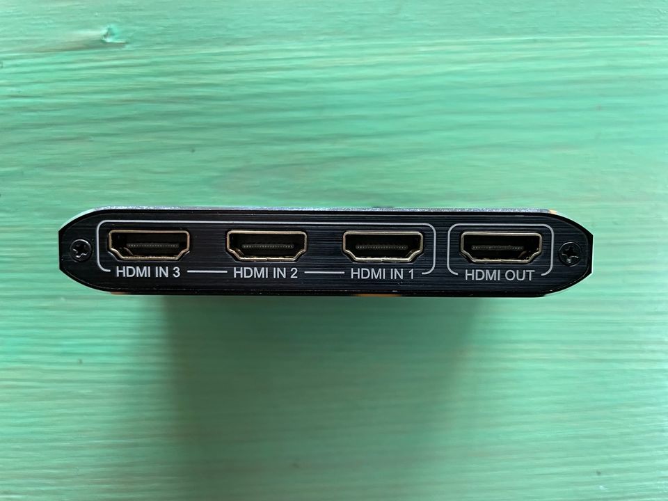 Techole HDMI Switch 3 in 1 out mit Fernbedienung in Schmitten