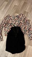 Villa Blumen Bluse bunt & Schwarzes Party Top Schick Berlin - Treptow Vorschau