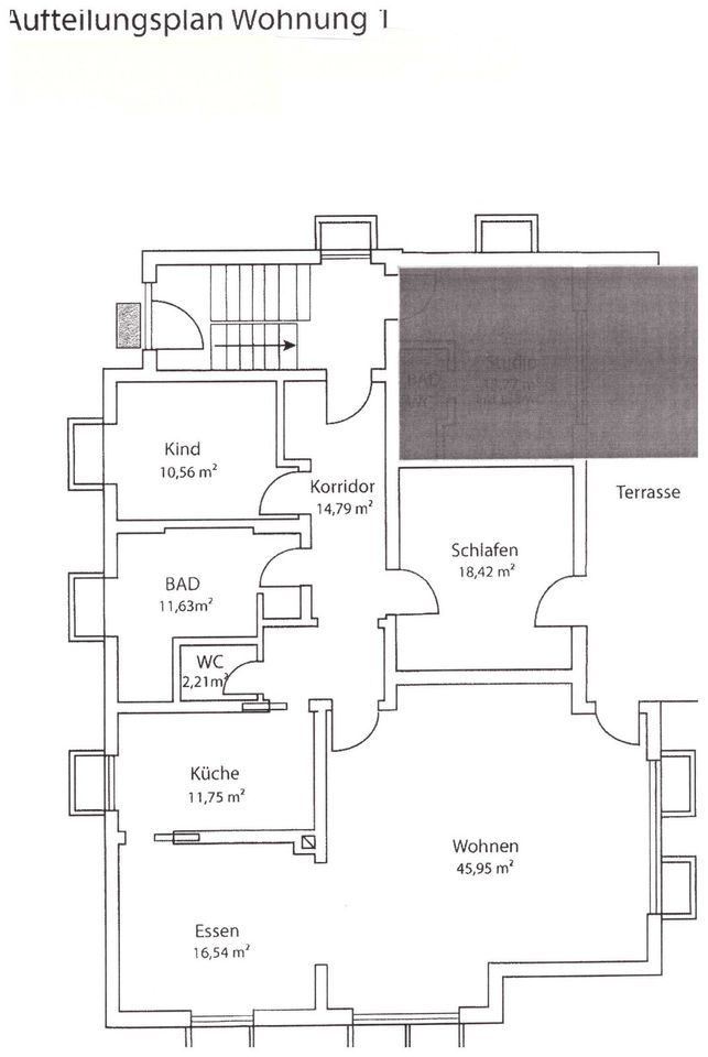 schöne, helle, großzügige -4- Zimmer Wohnung m. Terrasse, Garten und Garage in Deggendorf