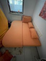 2 Bett Couch orange wie neu NP 199 Euro für 30 Euro Hessen - Weilburg Vorschau