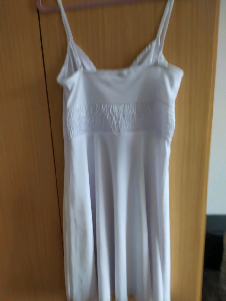 Damen Abend/Party/Spaghettikleid 40/42 bpc weiß top Zustand in Lengerich