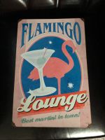 Blechschild Flamingo Vintage Nürnberg (Mittelfr) - Kleinreuth b Schweinau Vorschau