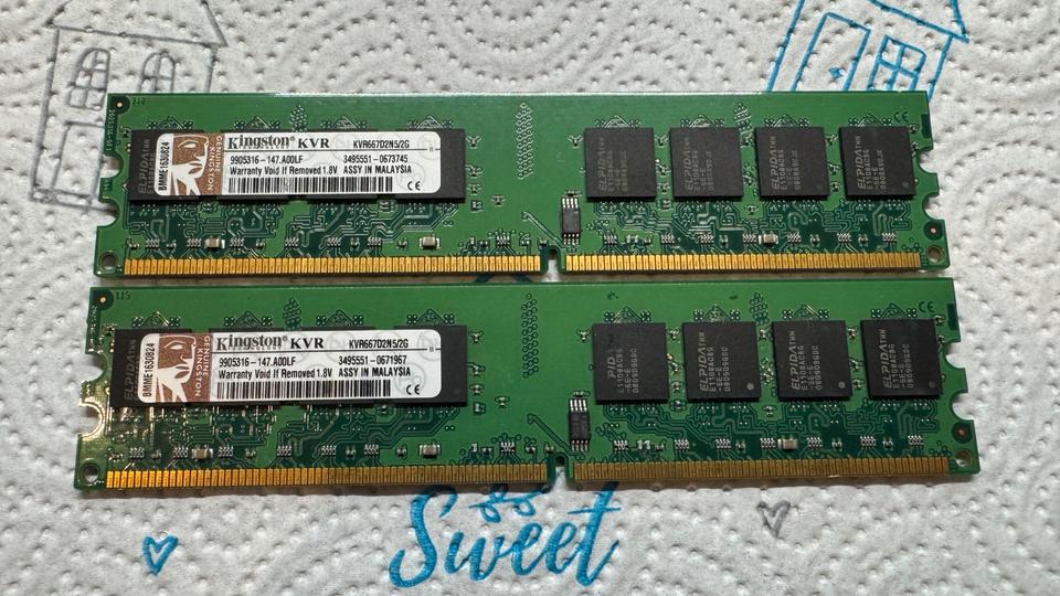 verschiedene Arbeitsspeicher RAM DDR DDR2 DDR3 ab 2,- in Hamm