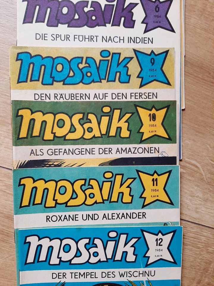 Mosaikhefte der Abrafaxe , Stückpreis 1 € in Hansestadt Seehausen