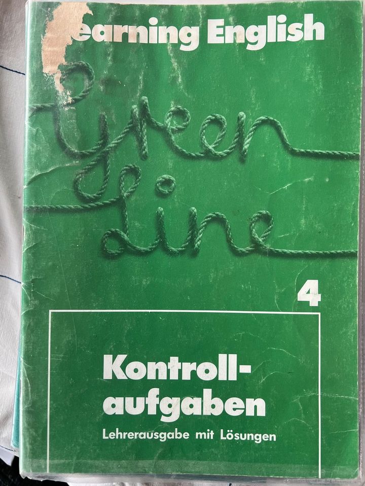 Englisch Green line 4 Kontrollaufgaben mit Lösungen 90er Jahre in Heilbad Heiligenstadt