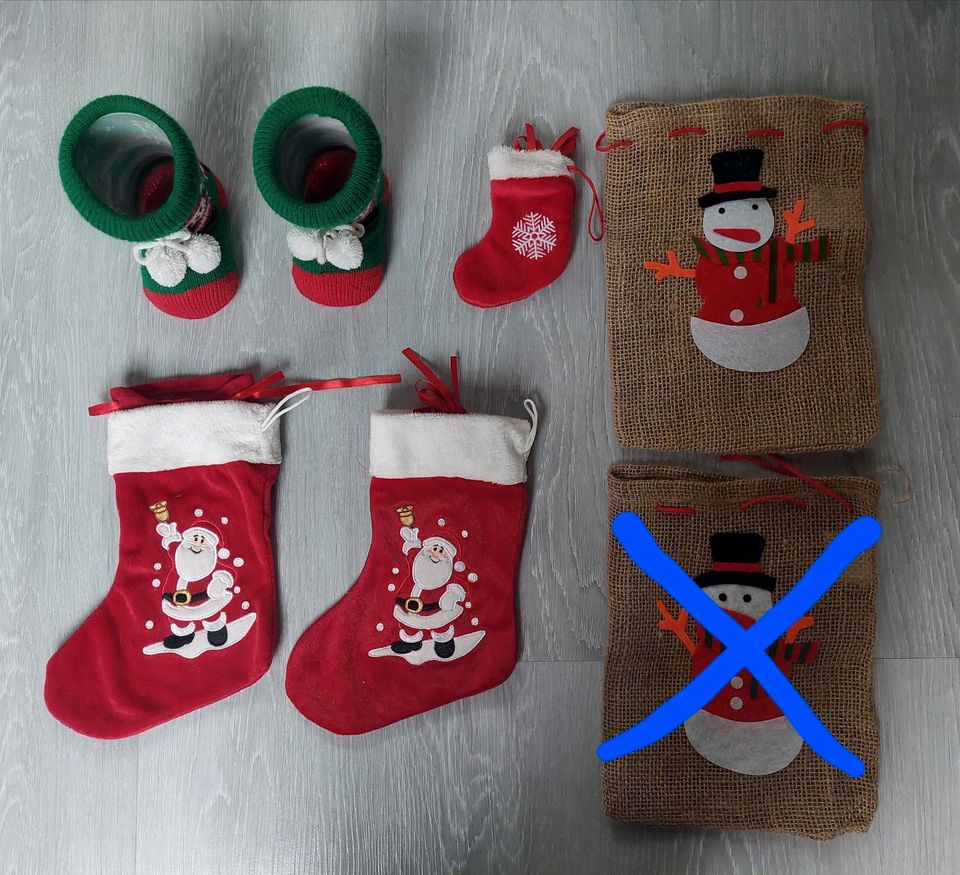 Geschenkverpackung Weihnachten Weihnachtsverpackung Socken in Hemmingen