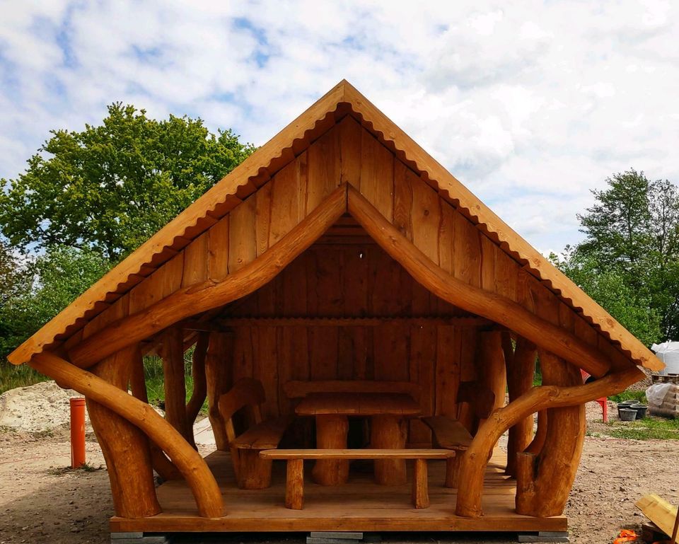 Gartenhaus 4,50 Meter, Hütte, Gartenpavillon, Feiernhaus in Aurach