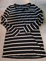 Schwarz weißes Long  Langarm Shirt Kleid Gr. XXL Schleswig-Holstein - Handewitt Vorschau