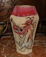 24cm hohe alte Vase Steinzeug Keramik Vintage alt Kult Hessen - Biebertal Vorschau