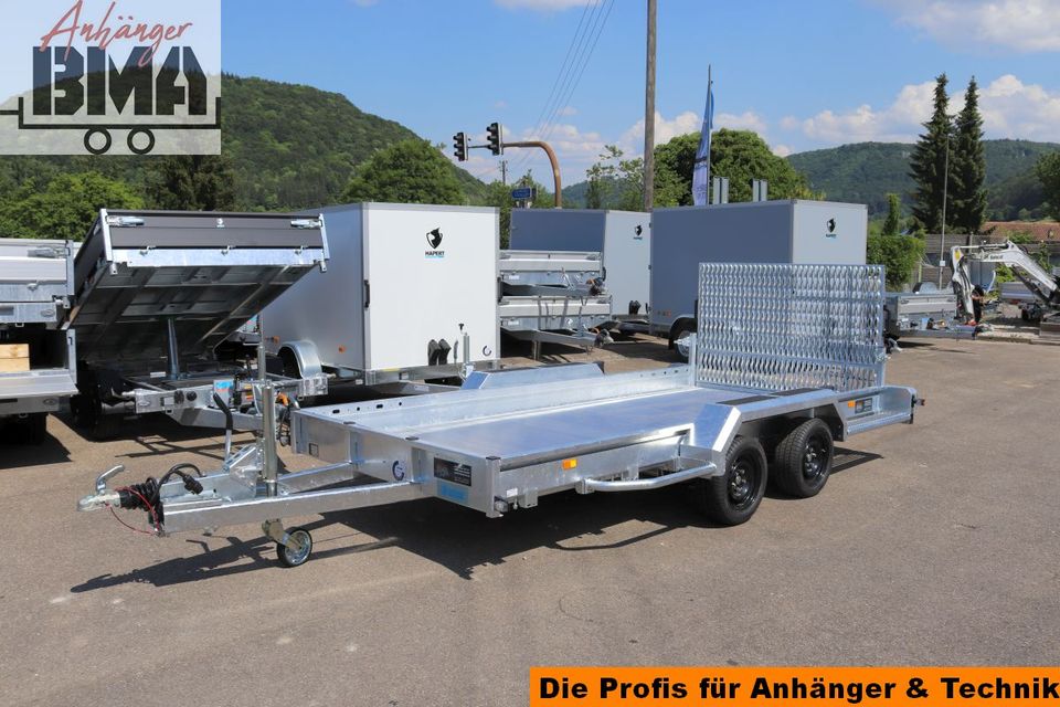 Hapert PKW-Anhänger Maschinentransporter 3500kg 405x179 ALUBODEN in Mühlhausen im Täle