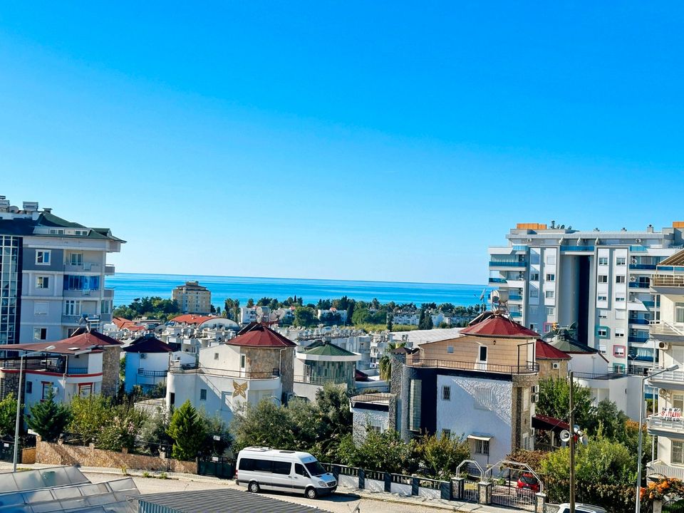 TÜRKEI - AVSALLAR/ALANYA 1+1 Wohnung mit Meerblick in Hamm