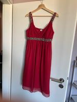 Cocktailkleid Ballkleid knielang rot Pailletten S Saarland - Rehlingen-Siersburg Vorschau