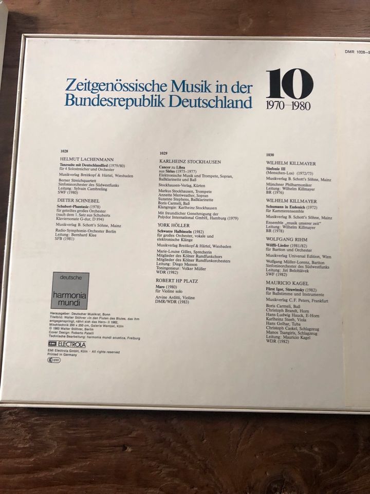 Schallplattensammlung „Zeitgenössische Musik „ in Gräfenberg