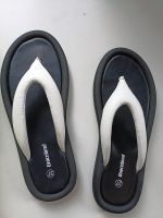 Damen Flip Flops Sandalen 37 weiß schwarz Leder Niedersachsen - Seelze Vorschau