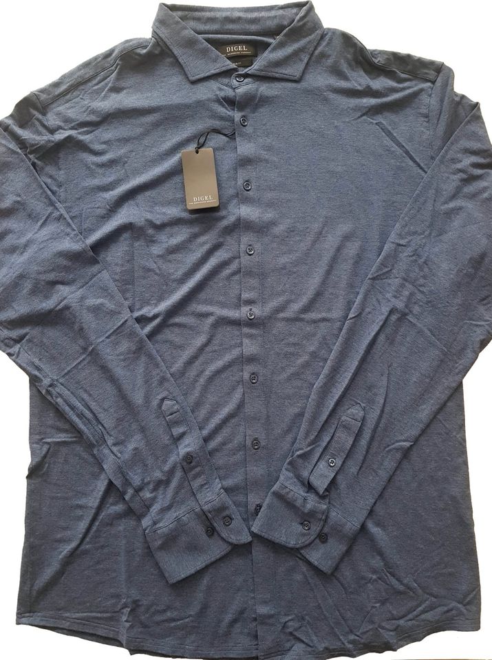 DIGEL Herren Hemd Shirt Ansa Slim Fit Blau Gr: XXL in Wetzlar