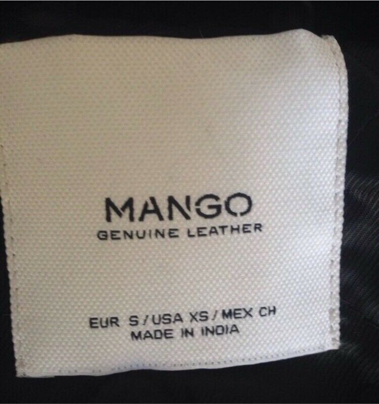 MANGO Jacke Leder Genuine Leder ,Gr. S in Cremlingen