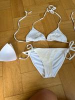 Bikini 40/42 XL weiß Spitze Boho Hippie H&M Thüringen - Jena Vorschau