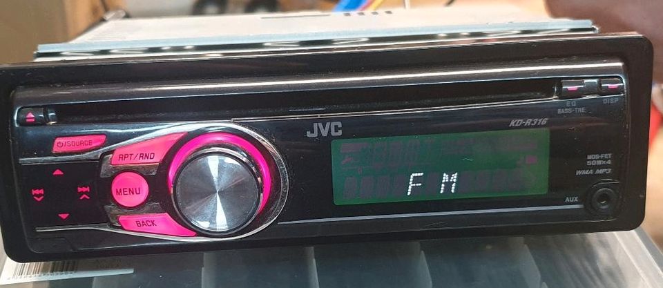 JVC CD Auto Radio MP3 Boot in Nordheim