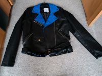 Kunstlederjacke Mango Lederjacke Bikerjacke schwarz blau S Nordrhein-Westfalen - Paderborn Vorschau