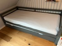 Bett 90x200cm mit Unterbett, grau, Holz,Kinderbett, Kinderzimmer Nordrhein-Westfalen - Meckenheim Vorschau