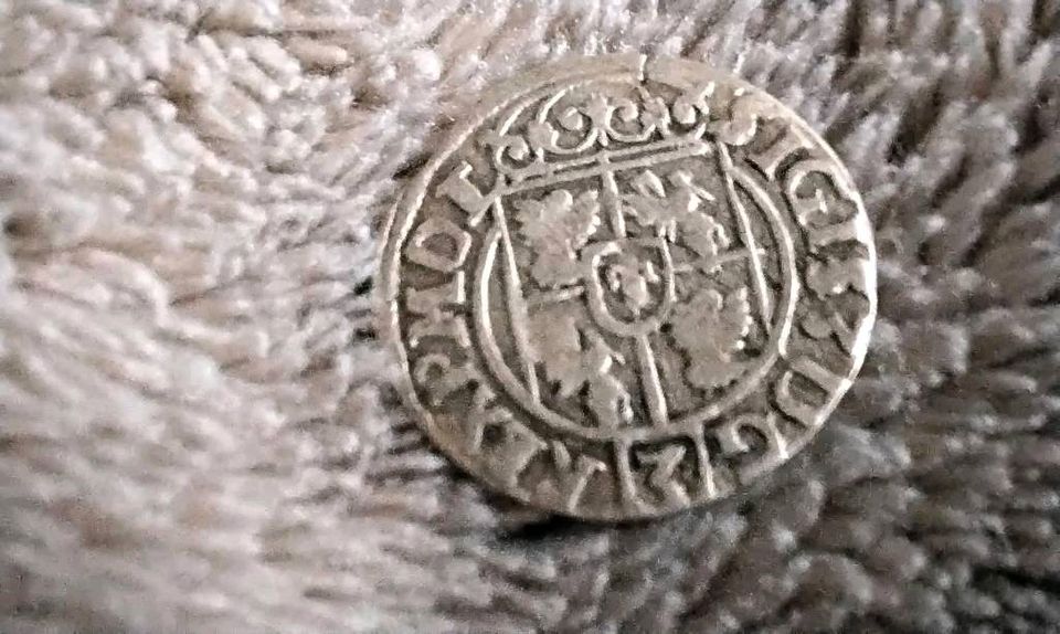 2 schöne Münzen   RUSSLAND POLEN SILBER  1624 , 1625 , in Ostercappeln