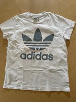 Adidas T-Shirt Longshirt Gr M (40) weiss mit Aufdruck Bayern - Fürth Vorschau